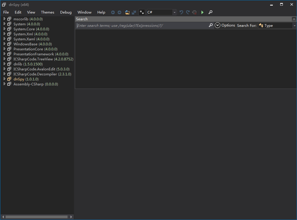 dnSpy(反编译工具) V5.0.9 汉化版.jpg